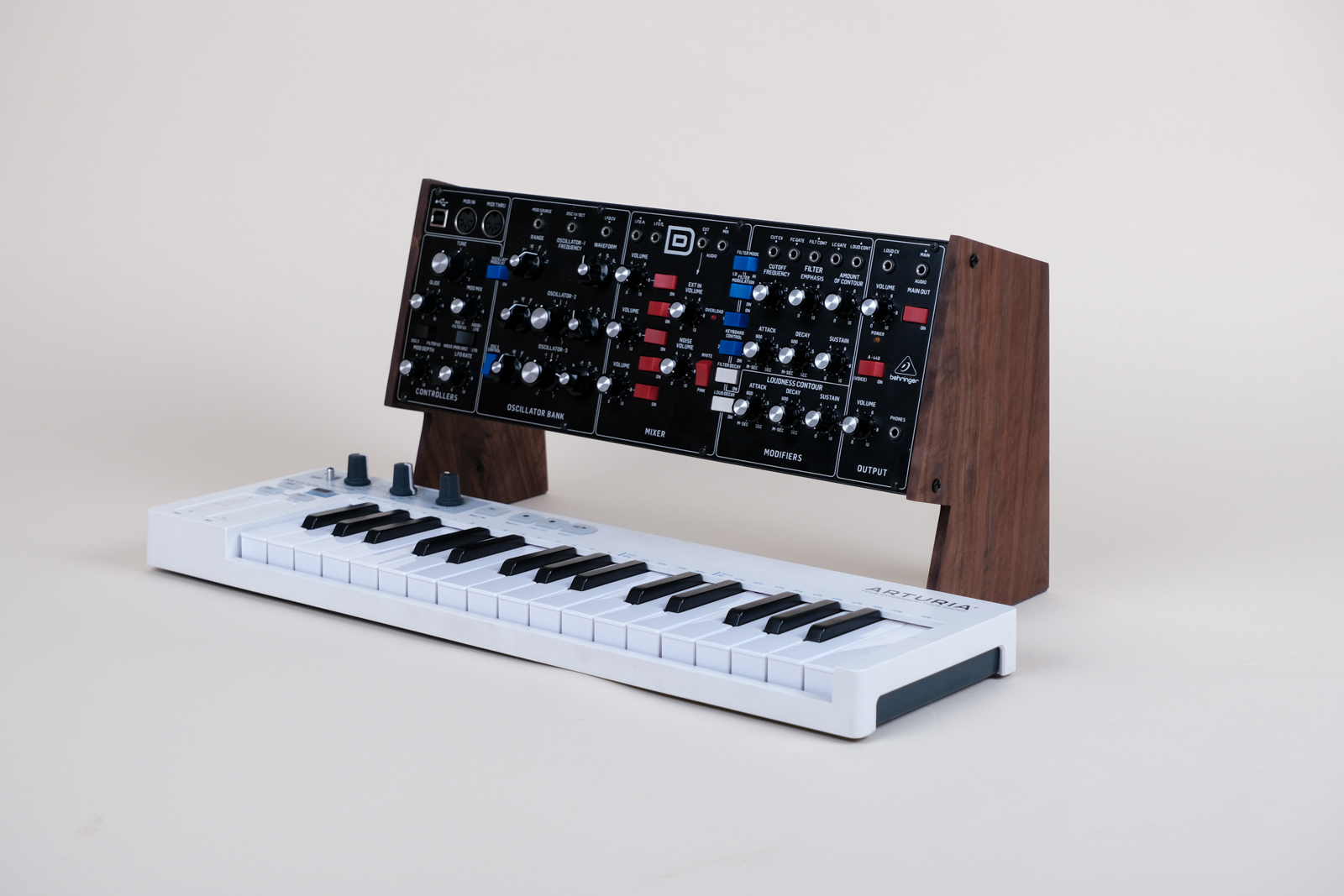 Product Showcase - Behringer Synth Stand in Walnut